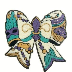 💥NEW  LARGE iron on patch Chenille western ribbon  10"  x  10"